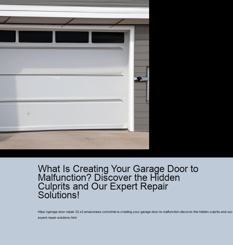 What Is Creating Your Garage Door to Malfunction? Discover the Hidden Culprits and Our Expert Repair Solutions!