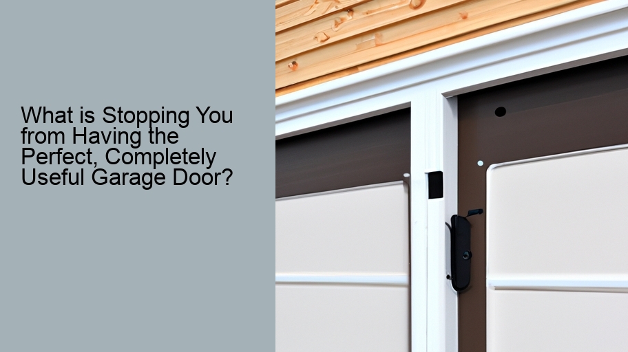 What is Stopping You from Having the Perfect, Completely Useful Garage Door?
