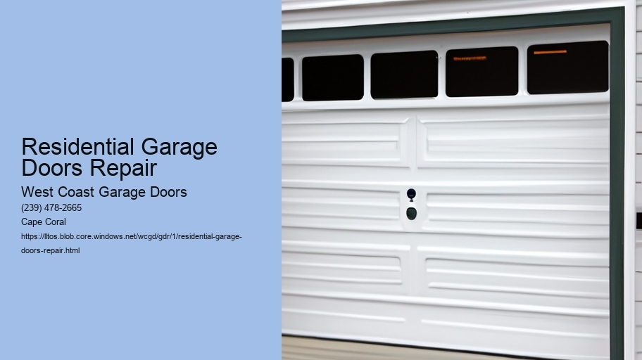 Residential Garage Doors Repair