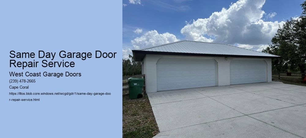 Comprehensive Garage Door Repair Services Near Me