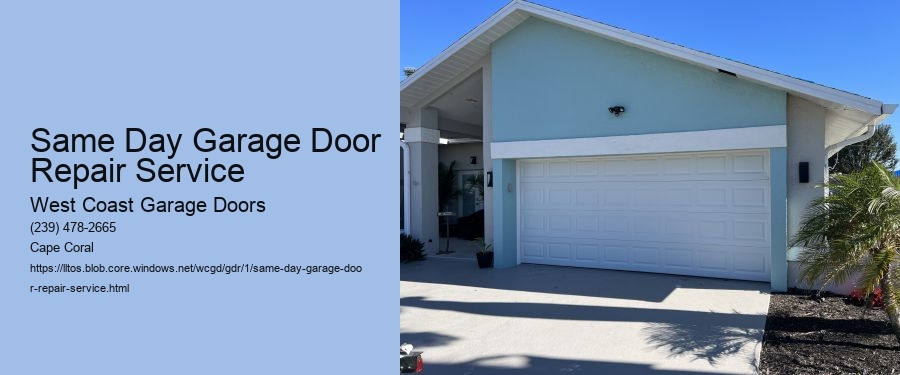 Garage Door Safety Inspection